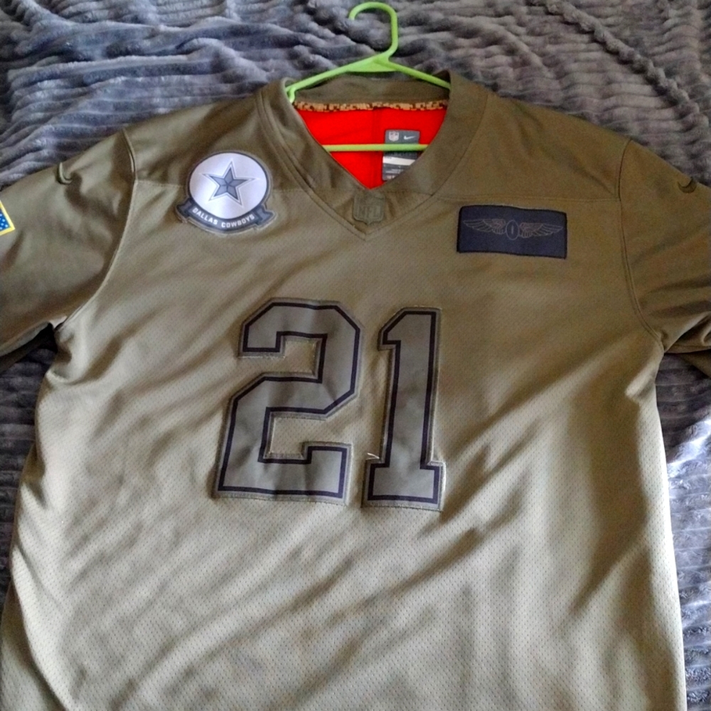 Ezekiel Elliott army fatigue jersey